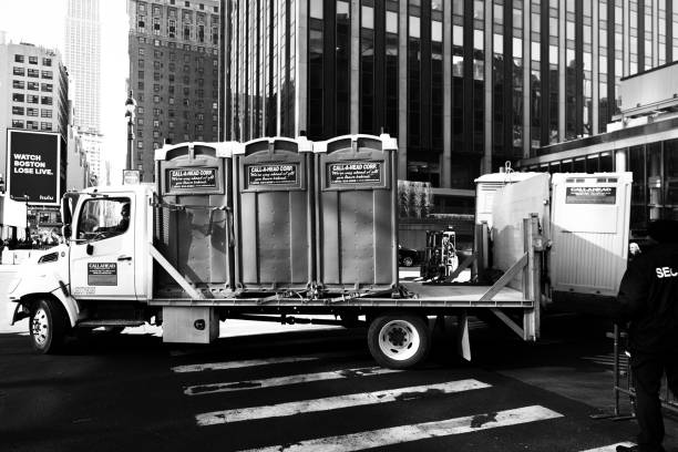 Porta potty delivery and setup in Crocker, WA